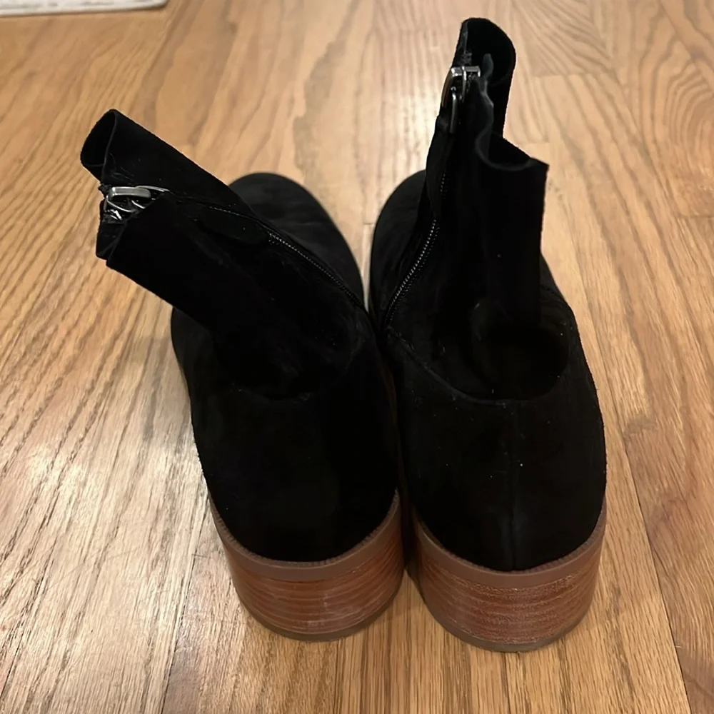 Caslon Black Suede Booties